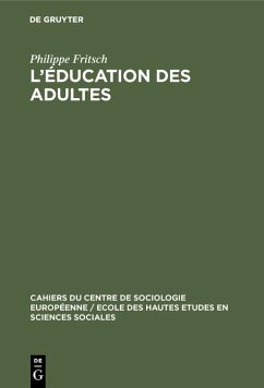 L'éducation des adultes (eBook, PDF) - Fritsch, Philippe