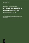 Dogmatische Predigten der Reifezeit (eBook, PDF)