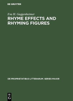 Cover Rhyme effects and rhyming figures (eBook, PDF)