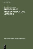 Thesen und Thesenanschlag Luthers (eBook, PDF)