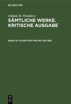 Cover Schriften von 1817 bis 1818 (eBook, PDF)