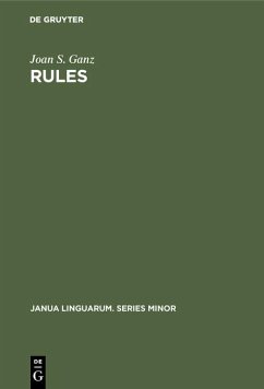 Rules (eBook, PDF) - Ganz, Joan S.