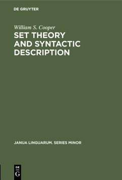 Set Theory and Syntactic Description (eBook, PDF) - Cooper, William S.