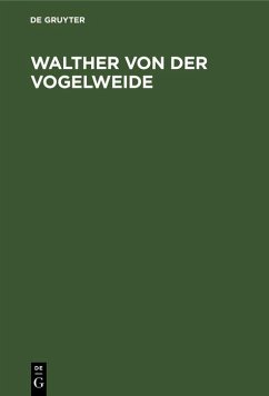 Walther von der Vogelweide (eBook, PDF)