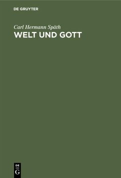 Cover Welt und Gott (eBook, PDF)