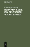 Hermann Kurz, ein deutscher Volksdichter (eBook, PDF)