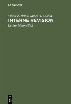 Interne Revision (eBook, PDF) - Brink, Viktor Z.; Cashin, James A.