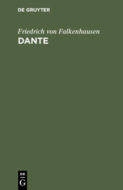 Dante (eBook, PDF) - Falkenhausen, Friedrich von