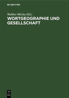 Cover Wortgeographie und Gesellschaft (eBook, PDF)