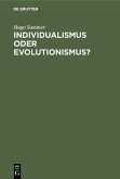 Individualismus oder Evolutionismus? (eBook, PDF)