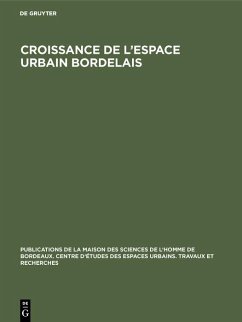 Cover Croissance de l'espace urbain bordelais (eBook, PDF)