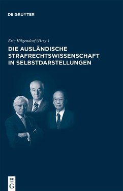 Cover Die ausländische Strafrechtswissenschaft in Selbstdarstellungen (eBook, ePUB)