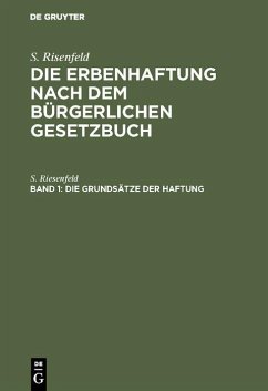 Die Grundsätze der Haftung (eBook, PDF) - Riesenfeld, S.
