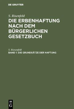 Cover Die Grundsätze der Haftung (eBook, PDF)