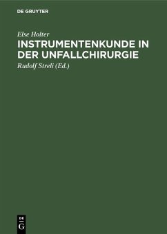 Cover Instrumentenkunde in der Unfallchirurgie (eBook, PDF)