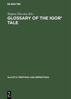 Cover Glossary of the Igor' Tale (eBook, PDF)
