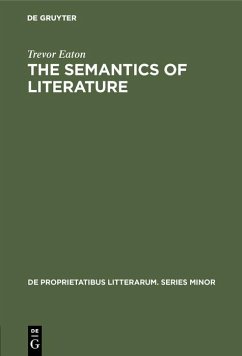 The semantics of literature (eBook, PDF) - Eaton, Trevor