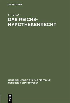 Cover Das Reichs-Hypothekenrecht (eBook, PDF)