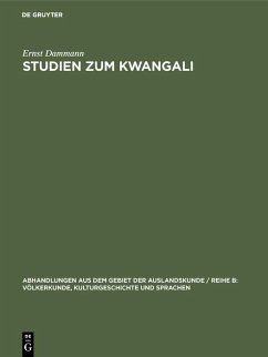Studien zum Kwangali (eBook, PDF) - Dammann, Ernst