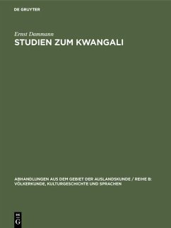 Cover Studien zum Kwangali (eBook, PDF)