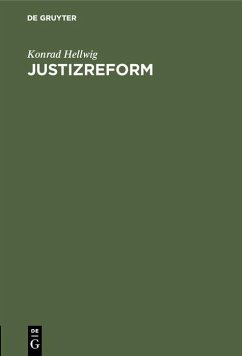 Cover Justizreform (eBook, PDF)