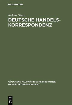 Deutsche Handelskorrespondenz (eBook, PDF) - Stern, Robert