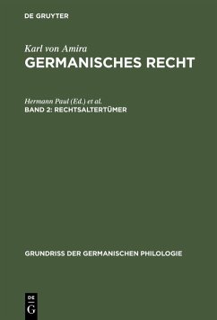 Cover Rechtsaltertümer (eBook, PDF)
