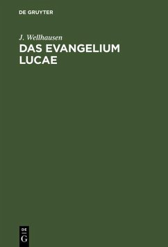 Cover Das Evangelium Lucae (eBook, PDF)