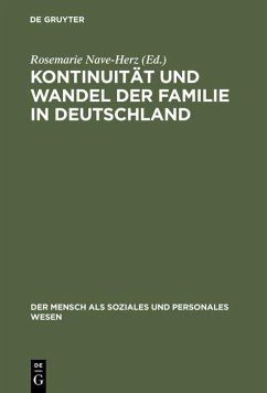 Kontinuität und Wandel der Familie in Deutschland (eBook, PDF)