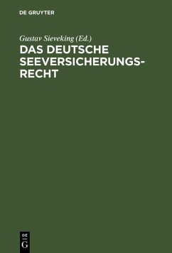 Das deutsche Seeversicherungsrecht (eBook, PDF)