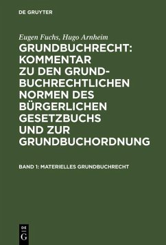 Materielles Grundbuchrecht (eBook, PDF) - Arnheim, Hugo