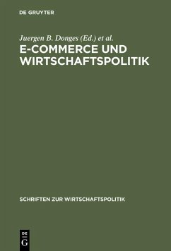 Cover E-Commerce und Wirtschaftspolitik (eBook, PDF)