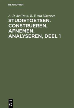 Cover Studietoetsen. Construeren, afnemen, analyseren, deel 1 (eBook, PDF)