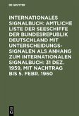 31 Dez. 1959, mit Nachtrag bis 5. Febr. 1960 (eBook, PDF)