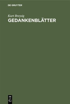 Cover Gedankenblätter (eBook, PDF)