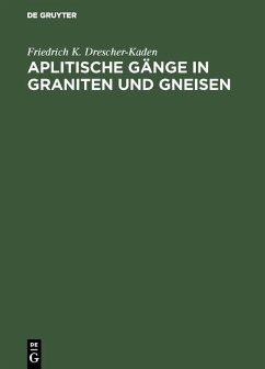 Cover Aplitische Gänge in Graniten und Gneisen (eBook, PDF)