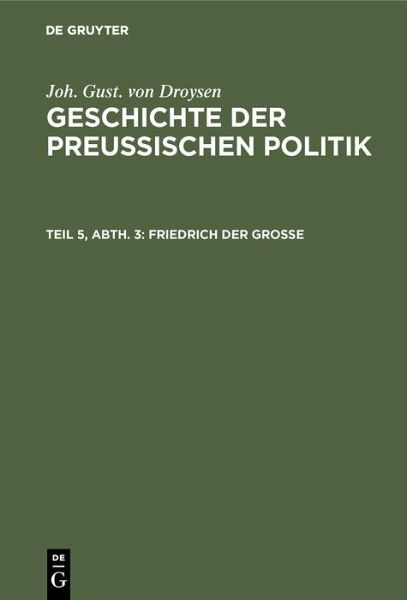Friedrich der Große (eBook, PDF)