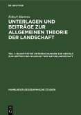 Quantitative Untersuchungen zur Gestalt, zum Gefüge und Haushalt der Naturlandschaft (eBook, PDF)