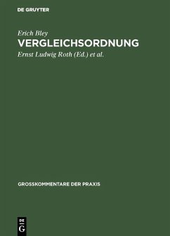 Cover Vergleichsordnung (eBook, PDF)