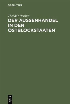 Cover Der Aussenhandel in den Ostblockstaaten (eBook, PDF)