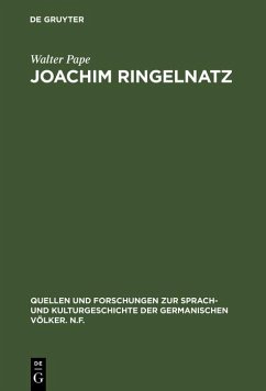 Cover Joachim Ringelnatz (eBook, PDF)
