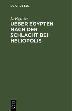 Cover Ueber Egypten nach der Schlacht bei Heliopolis (eBook, PDF)