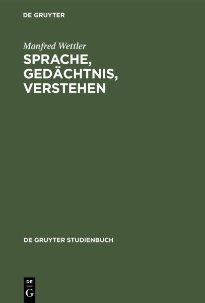 Sprache, Gedächtnis, Verstehen (eBook, PDF)