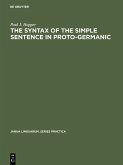 The Syntax of the Simple Sentence in Proto-Germanic (eBook, PDF)