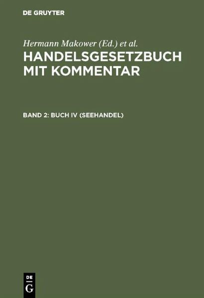 Buch IV (Seehandel) (eBook, PDF)