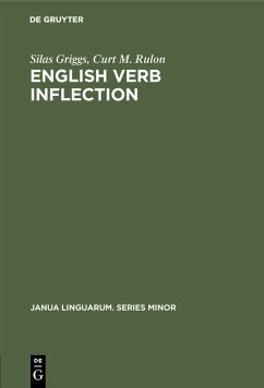 English Verb Inflection (eBook, PDF) - Griggs, Silas; Rulon, Curt M.