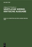 Schriften aus den Jahren 1806 bis 1809 (eBook, PDF) Schriften aus den Jahren 1806 bis 1809 (eBook, PDF)