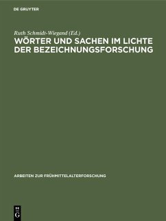 Cover Wörter und Sachen im Lichte der Bezeichnungsforschung (eBook, PDF)