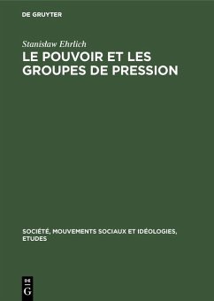 Cover Le pouvoir et les groupes de pression (eBook, PDF)