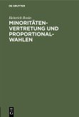 Minoritätenvertretung und Proportionalwahlen (eBook, PDF)
